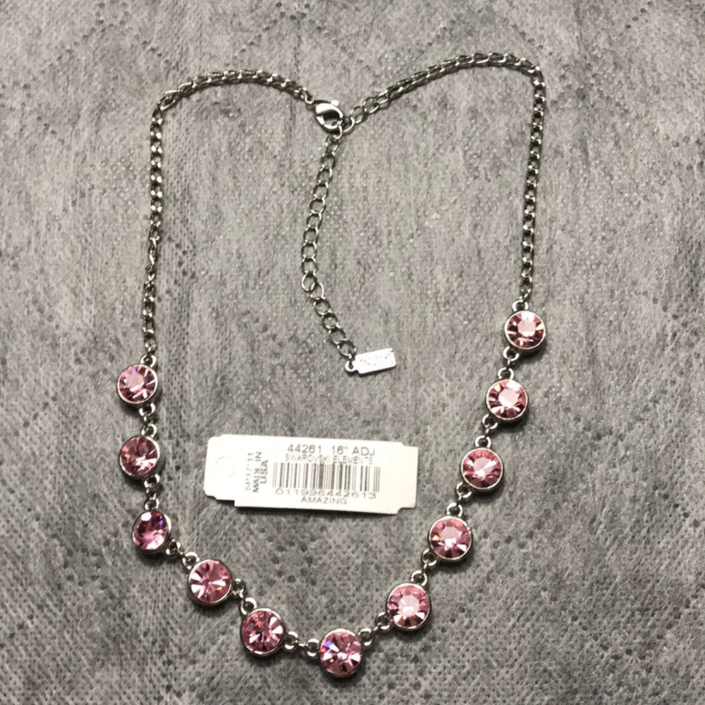 1928 Jewlery Swarovski crystal collar necklace